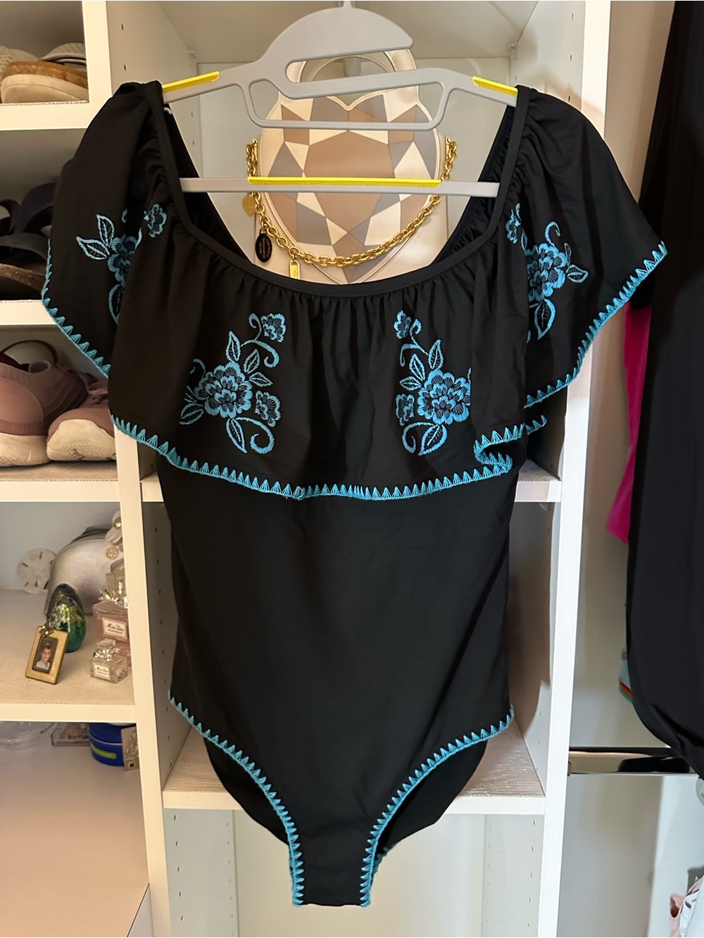Johnny Was Dreamer Flounce 1 piece swimsuit